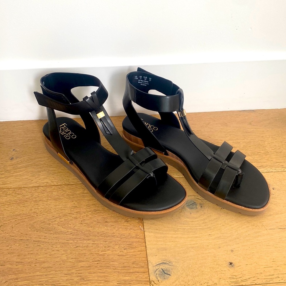 Franco Sarto Black Sandal size 11